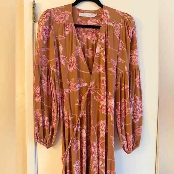 Christy Dawn The Bergen Dress in Crimson Bloom - Picture 3 of 13